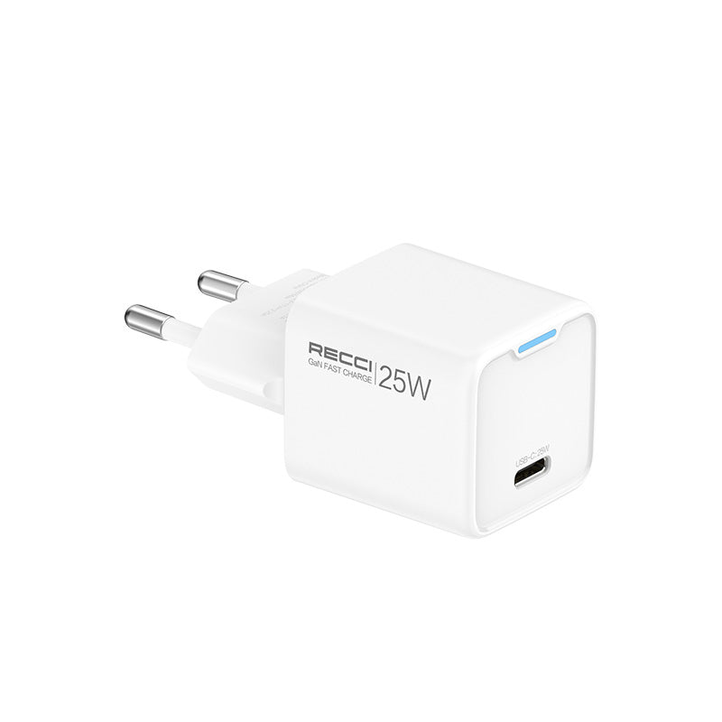 Recci RC106E GaN Teknolojili Hızlı Şarj Başlığı Type-C to Type-C PD 25W Kablolu Şarj Seti Recci RC106E GaN Teknolojili Hızlı Şarj Başlığı Type-C to Type-C PD 25W Kablolu Şarj Seti
